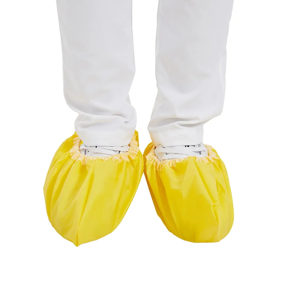 Hot Sale Anti-Slip Disposable CPE Shoe Cover with Good Price for Hospital/Lab/Food Processing Industry Service