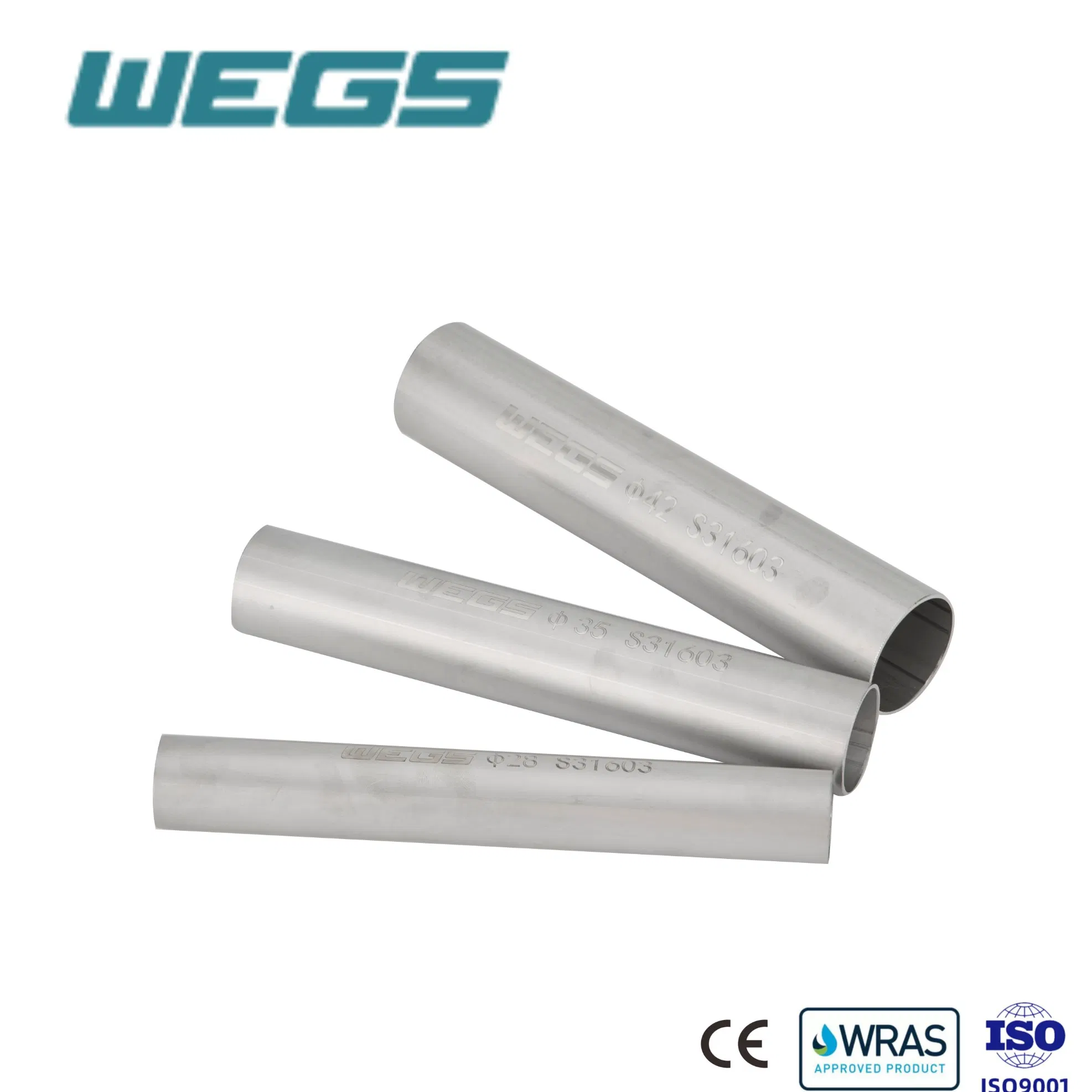 Dvgw Approved Stainless Steel Seamless Pipe for Potable Water Distribution