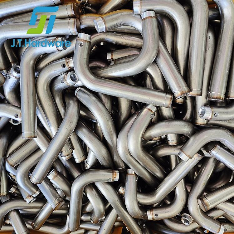 Stainless Steel Entrance Handles Lock Wooden Interior Solid Door Lever Handle