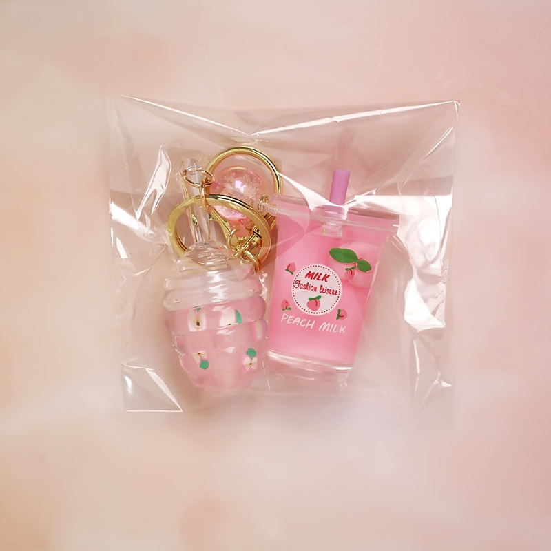 Cosmetics Lipgloss Base Acrylic Keychain Kids Lip Gloss Vendor