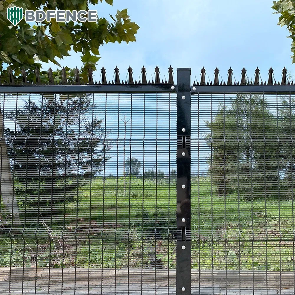 Customized 8 Feet High 358 Anti Climb Fence Powder Coated 358 Security