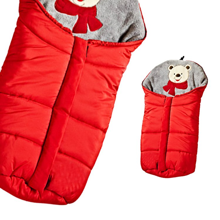 Winter Warm Baby Swaddle Bunting Bag for Outdoor