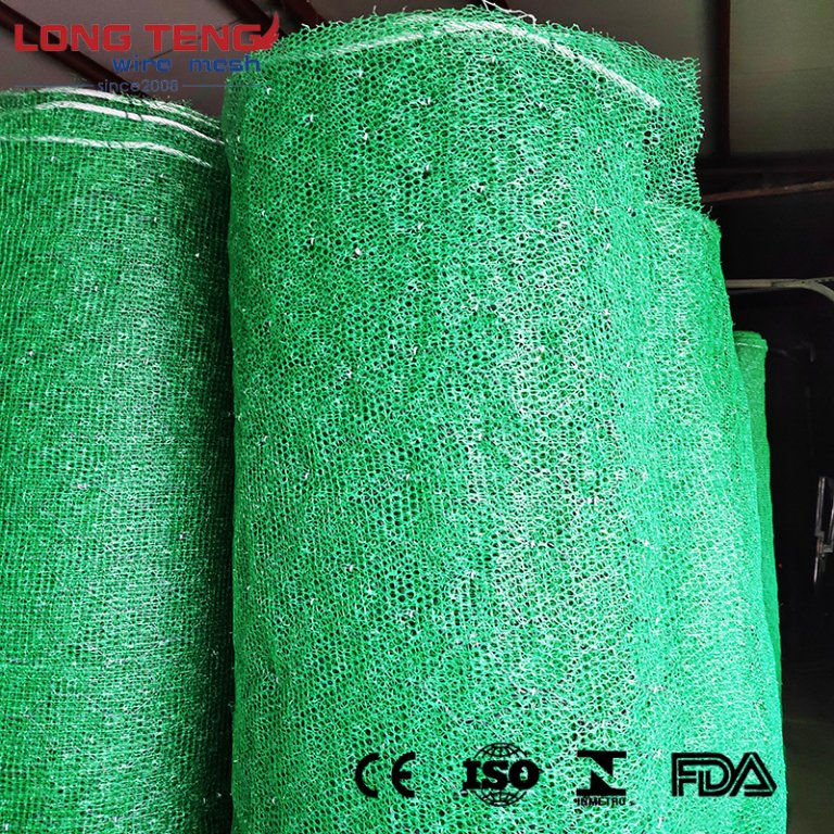 Geocomposite Geo Mat Steel Reinforced Geomat Gabion Mat with Steel Gabion Mesh Wire Plastic Mesh Mat