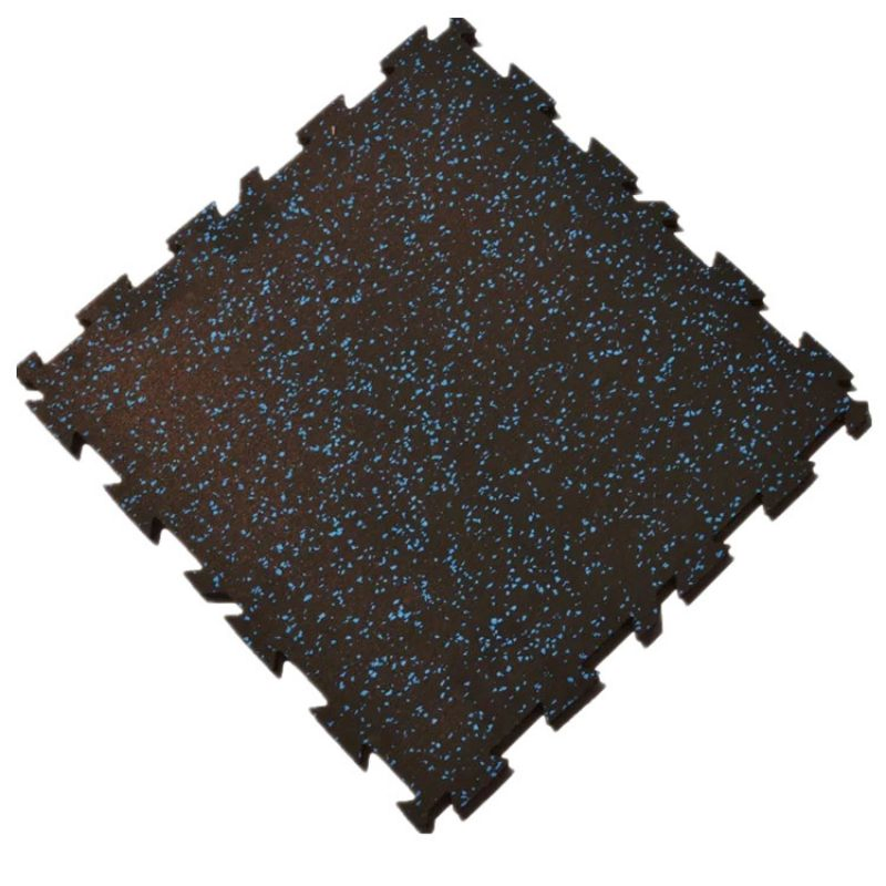 Gym Rubber Interlock Flooring Tile Rubber Puzzle Tiles Gym Rubber Floor Tiles