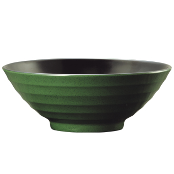 Dark Green Noodle Bowl, Melamine Bowl, Drop-Resistant Bowl