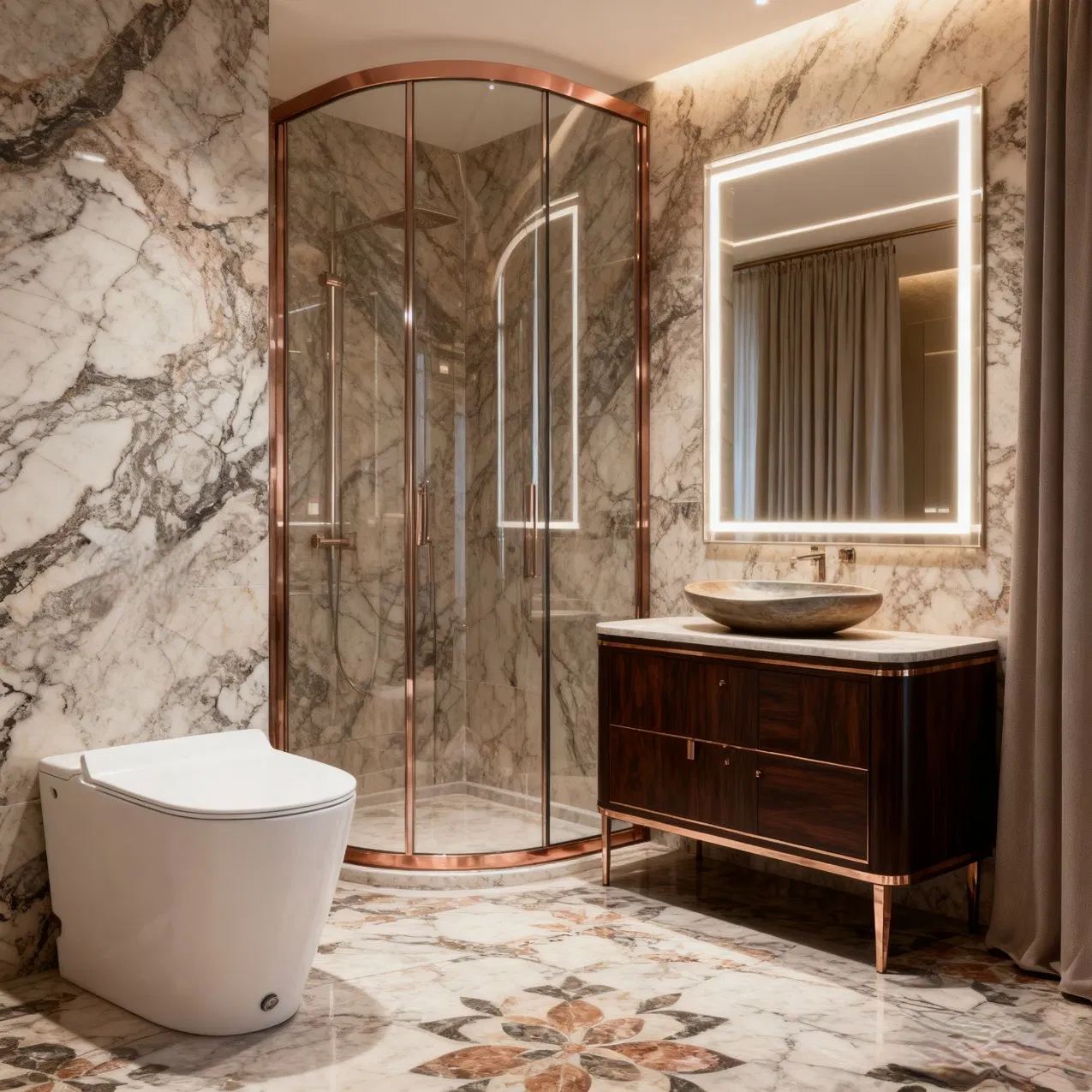 Factory Price Water-Saving Ceramic Pulse Solenoid Floor Standing Intelligent Toilet