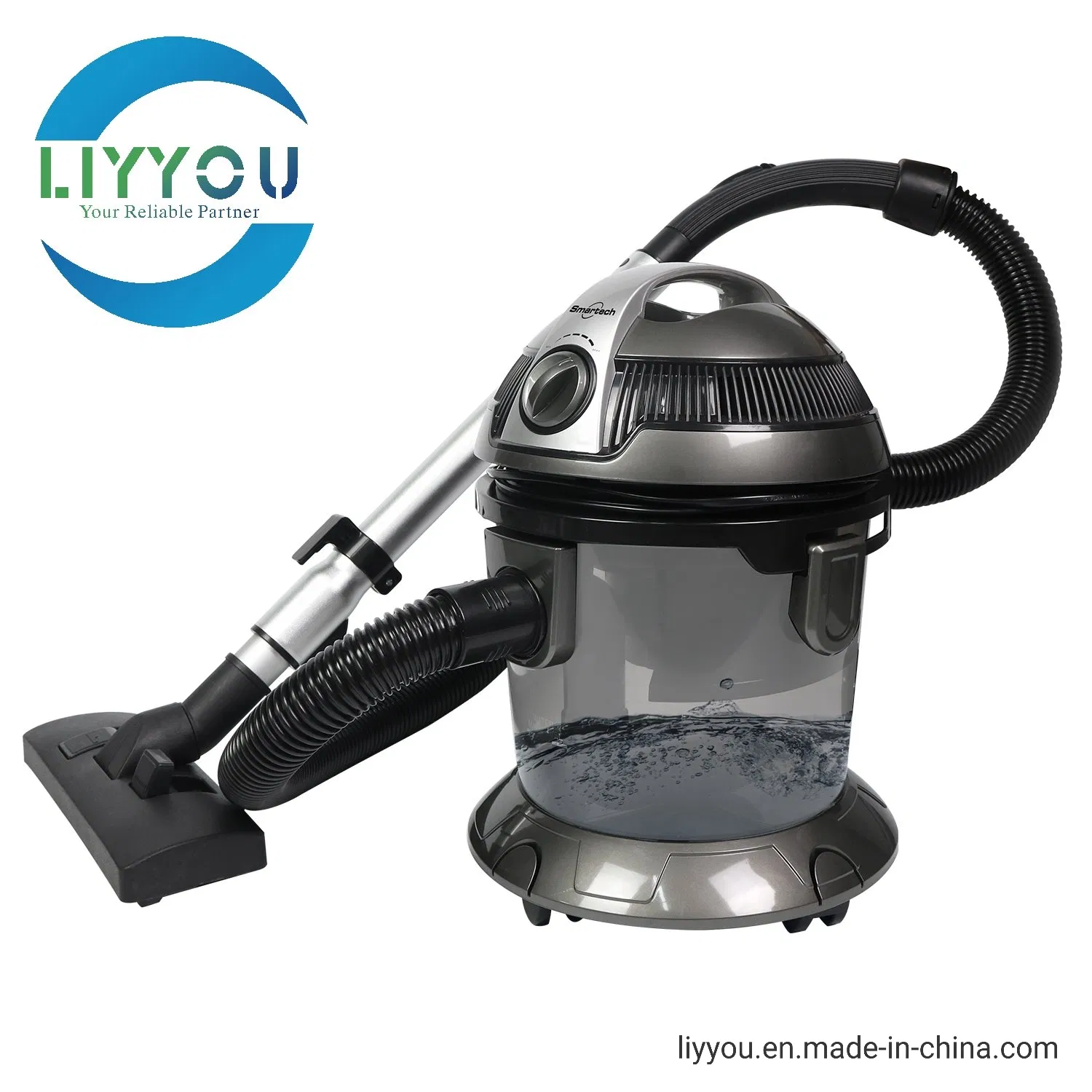 Household 800W 1.5L HEPA Filter Wet&Dry Vacuum Drum Cleaner with Blower