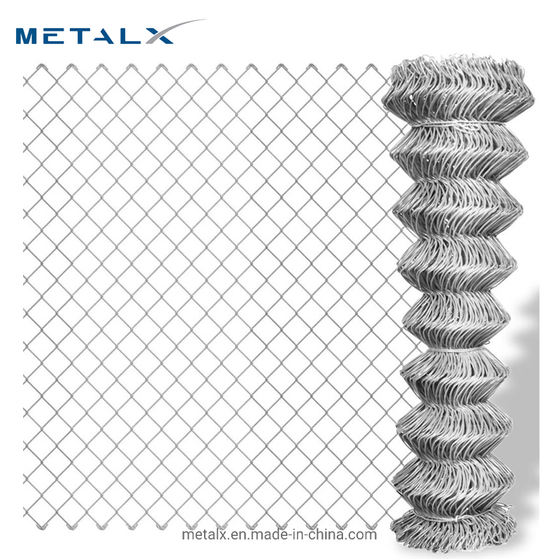 Factory Sell 15m Roll Chain Link Fence PVC Coated & Electro Galvanized Chain Link Fence