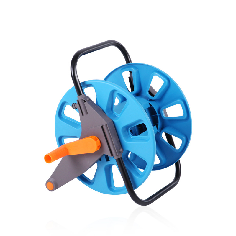 Portable Garden Hose Reel Rack ABS Frame Lightweight Freestanding Water Organizer Wyz16031