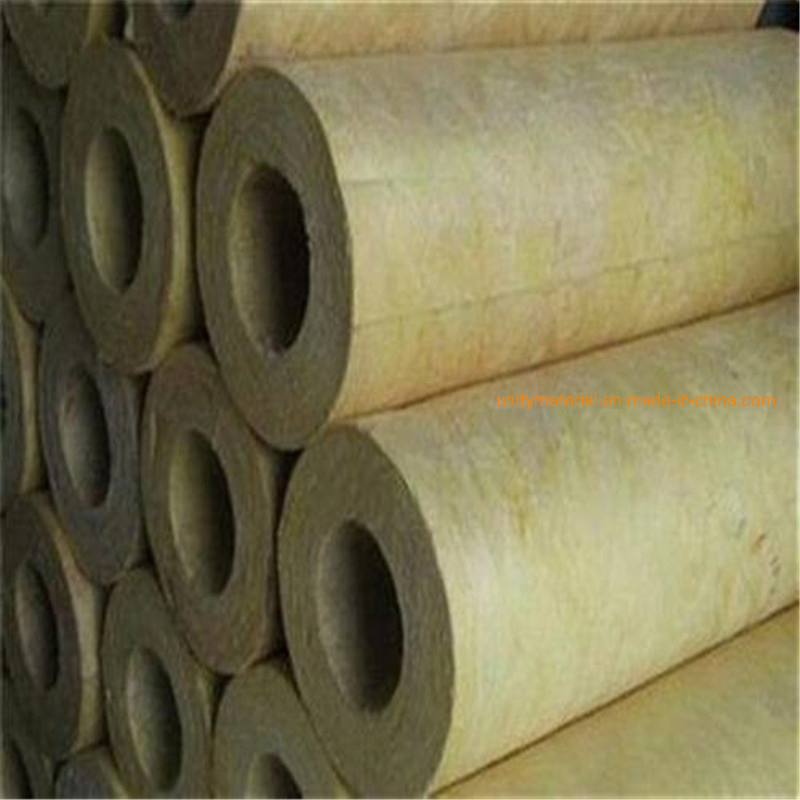Good Thermal Insulation Material Rockwool Rock Wool Pipe with Aluminum Foil Coated Supplier for Heat Insulated Ss Stainless Steel Pipe of Hot Steam Pipelines