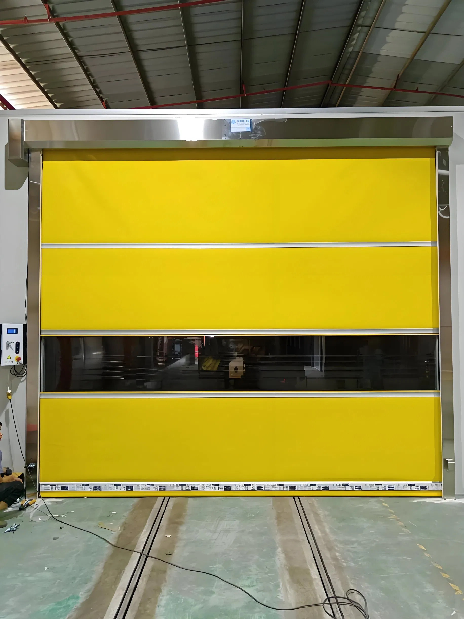 Heavy-Duty Insulated PVC Industrial Shutter Door for Fast Access