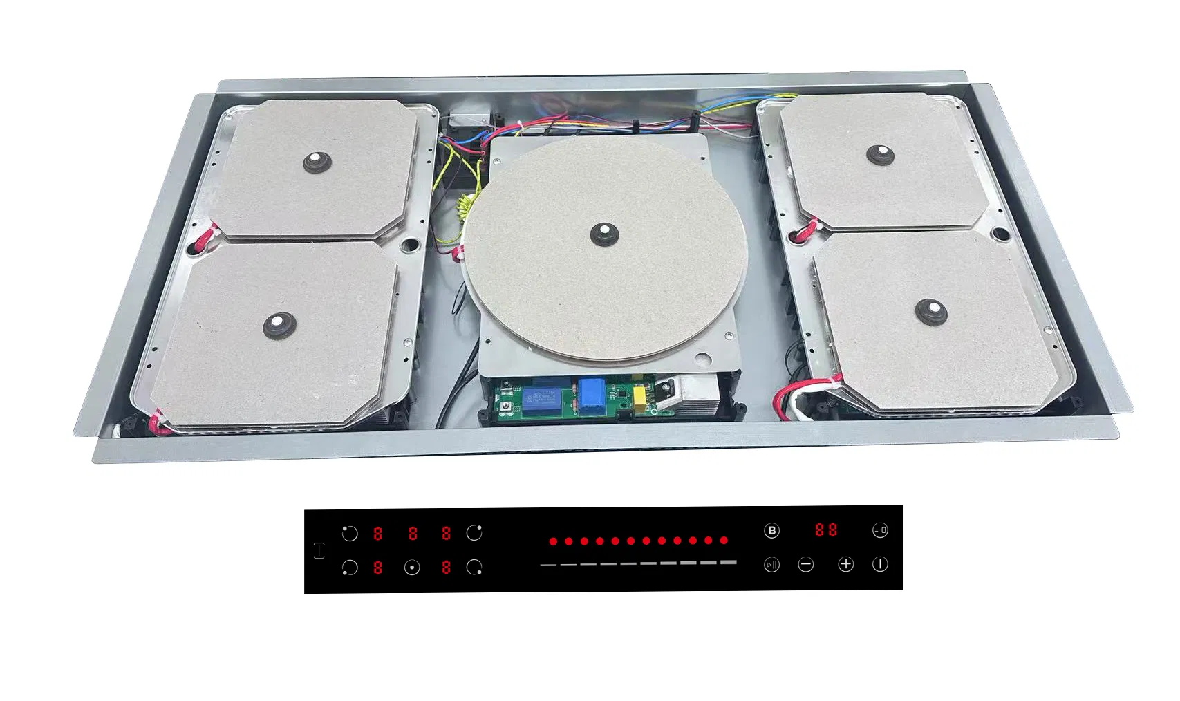 Kitchen Appliances 2 Burner Invisible Induction Cooktop with Touch Control Induction Stove