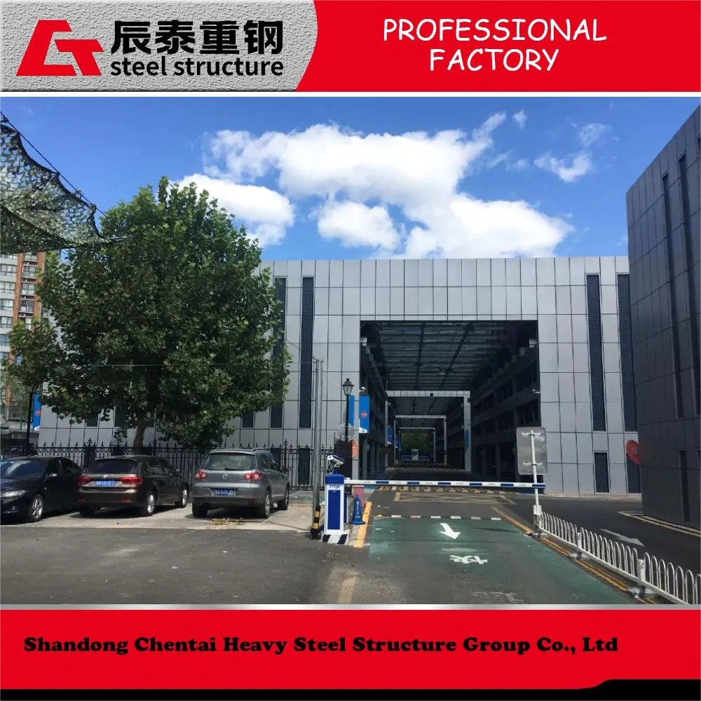 Customized Design Multi-Storey Steel Structure Building Above-Ground Parking Lot