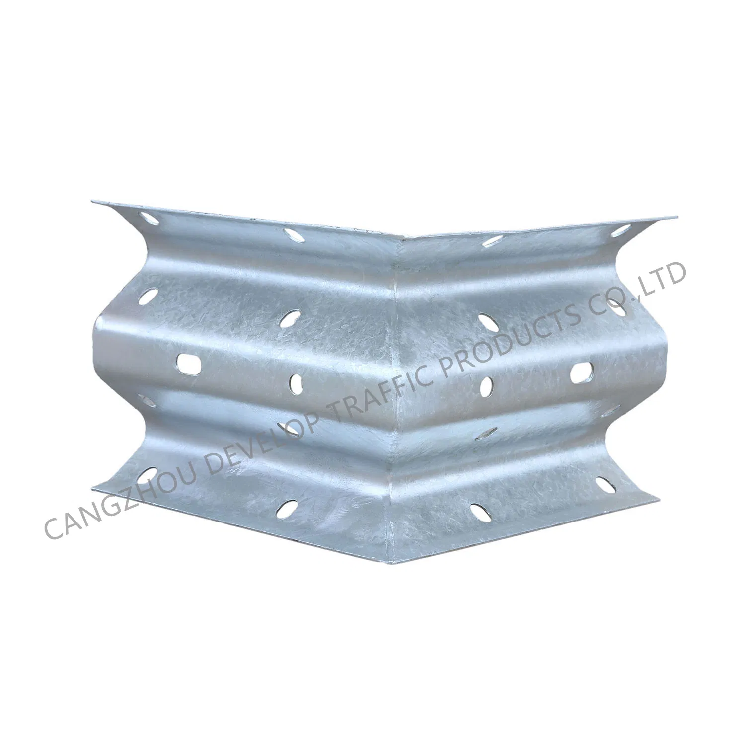 Crash Barrier Armco Barrier 90/Right Angle Degree Corner End Highway Guardrail Terminal End