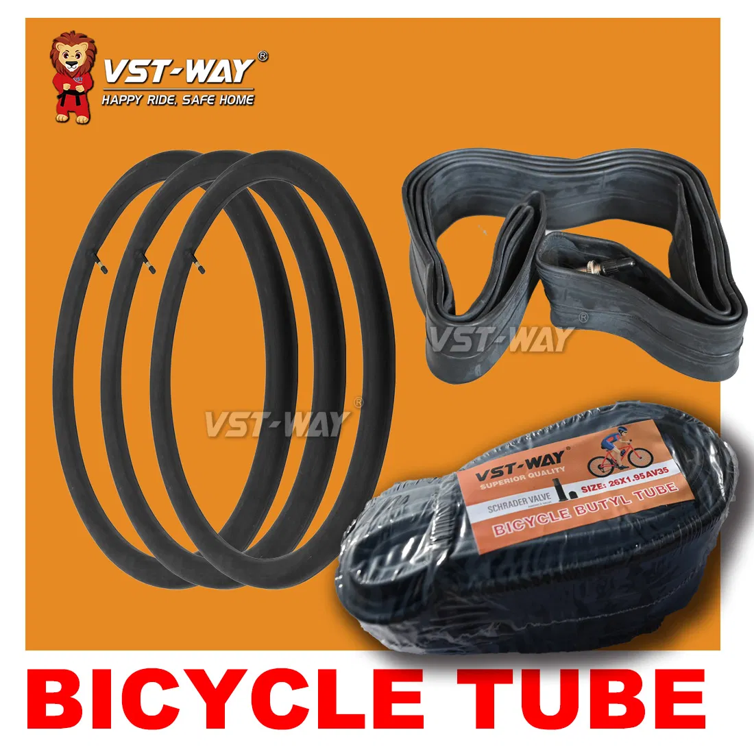 Камера велосипедная 29*2.125, 26*1.95, 24*1.95/2.125