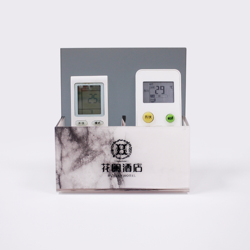 Hotel Supply Acrylic Air Conditioner Remote Control Storage Box