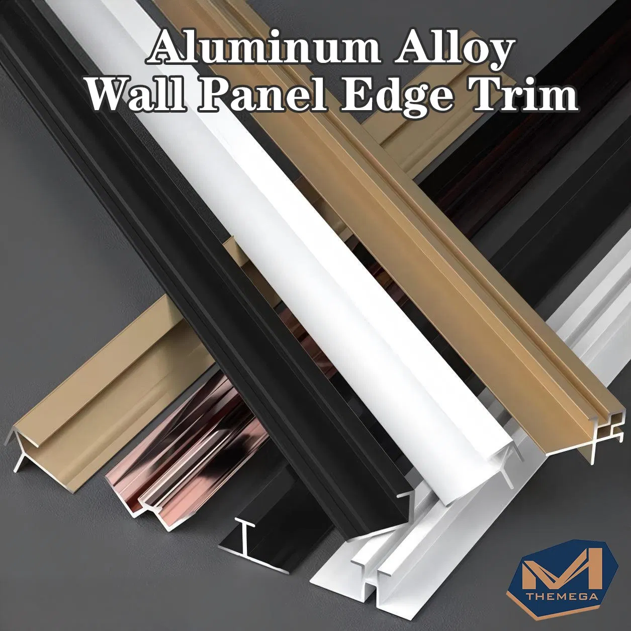 Premium Multicolour Aluminium Alloy Strips for Stylish Wallboard Edges