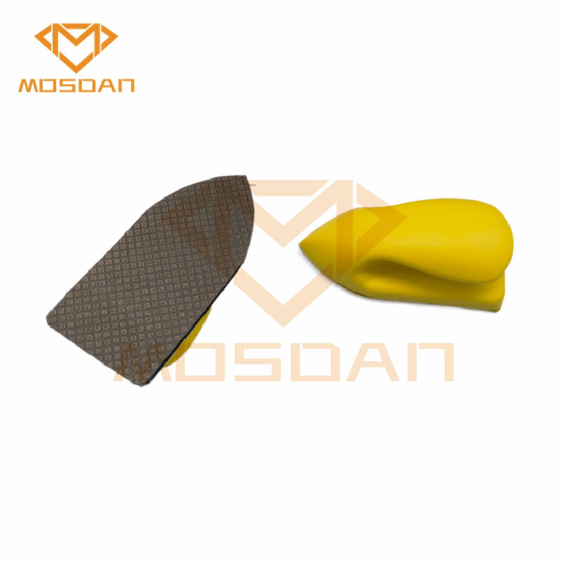 Hand Electroplated Diamond Polishing Pads for Concrete Terrazzo Marble Granite Corner Edge