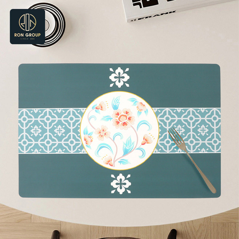 Simple European-Style Restaurant PVC Coaster Non-Slip Insulation Pad Household Dining Placemat