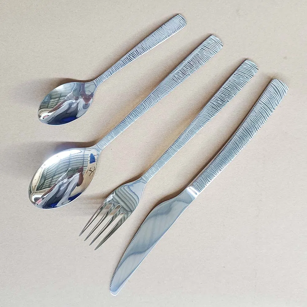 New Design Cutlery Set Cookware Dinnerware Flatware Stainless Steel 304 Golden Handle