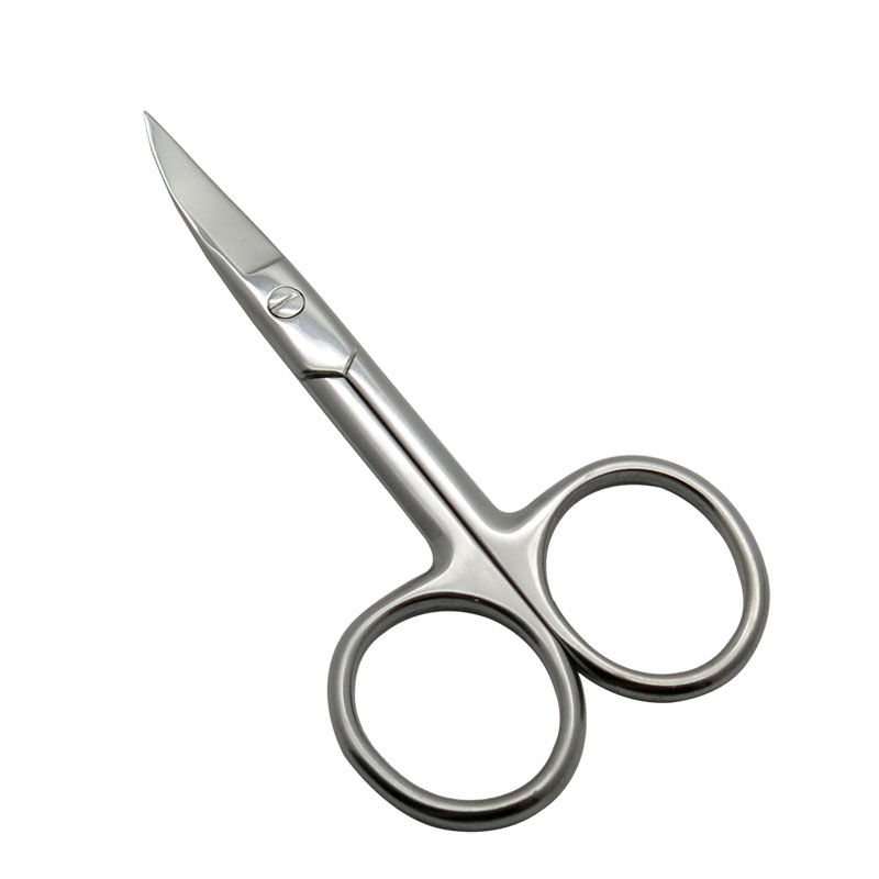 3.5mm Thickness 3.5inch Stainless Steel Eyebrow Manicure Cuticle Scissors