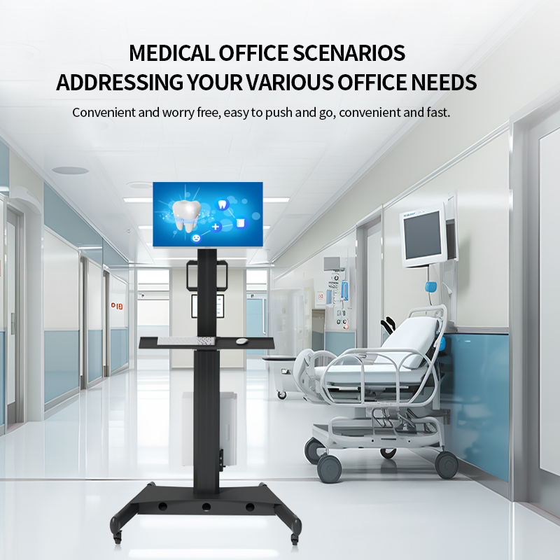 Mobile Medical Workstation Trolley Cart for Healthcare Use