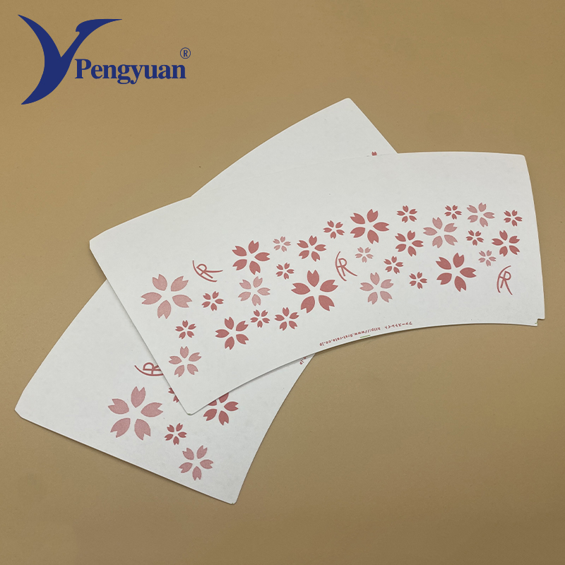 Custom Disposable Paper Cup Raw Material Paper Cup Fan