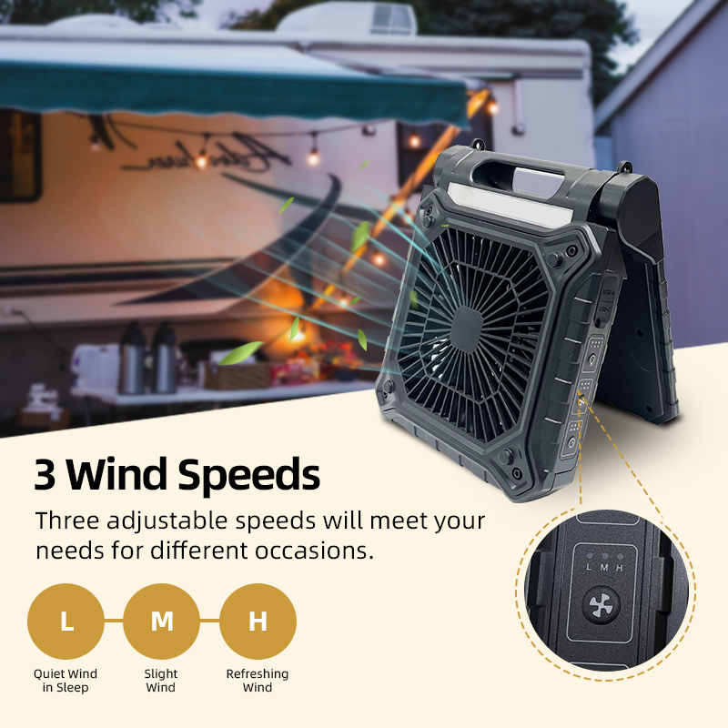 Portable Personal Camping Type USB Powered Mini Desk Fan