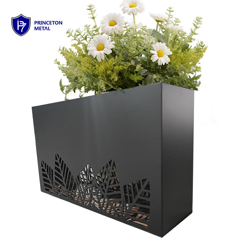 Горшок для растений алюминиевый уличный барьерный