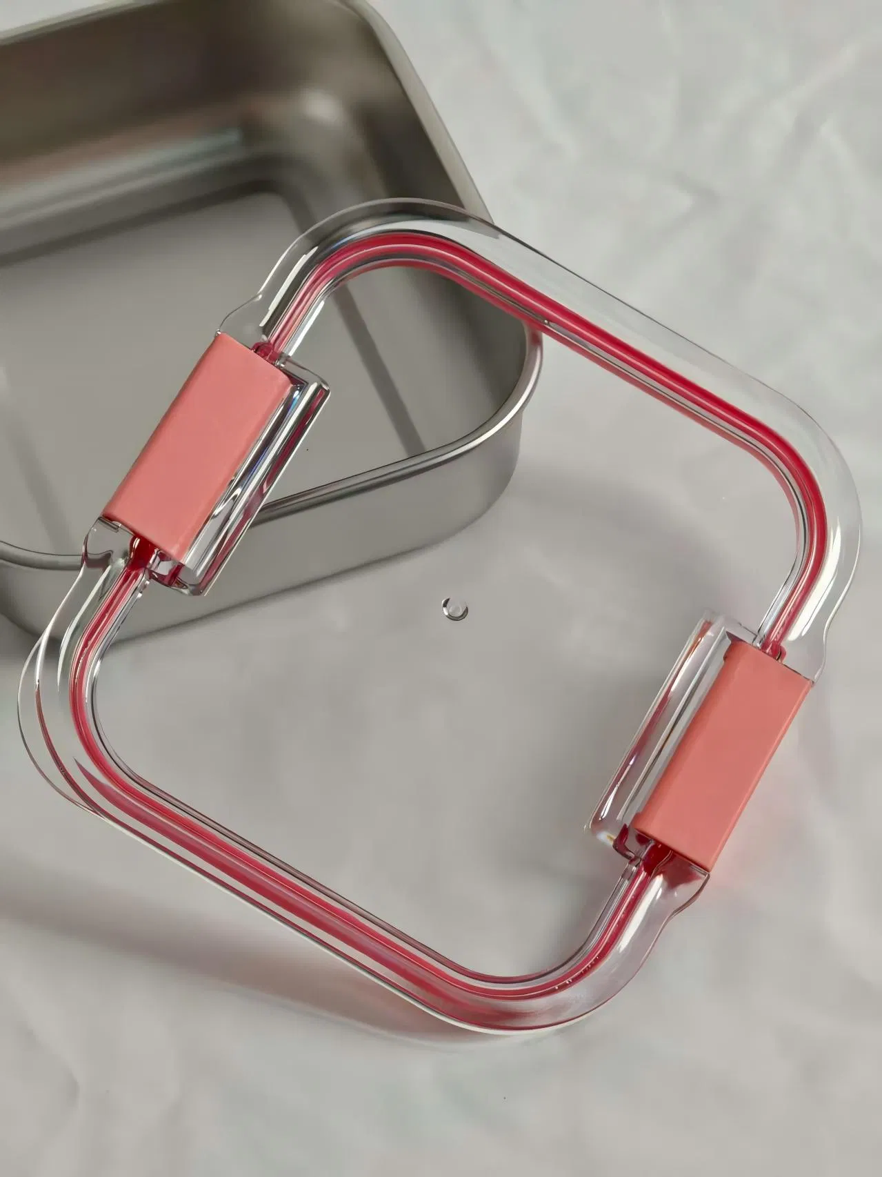 Durable Heat-Retentive Non-Toxic Stainless Steel 600ml Lunch Box for Camping