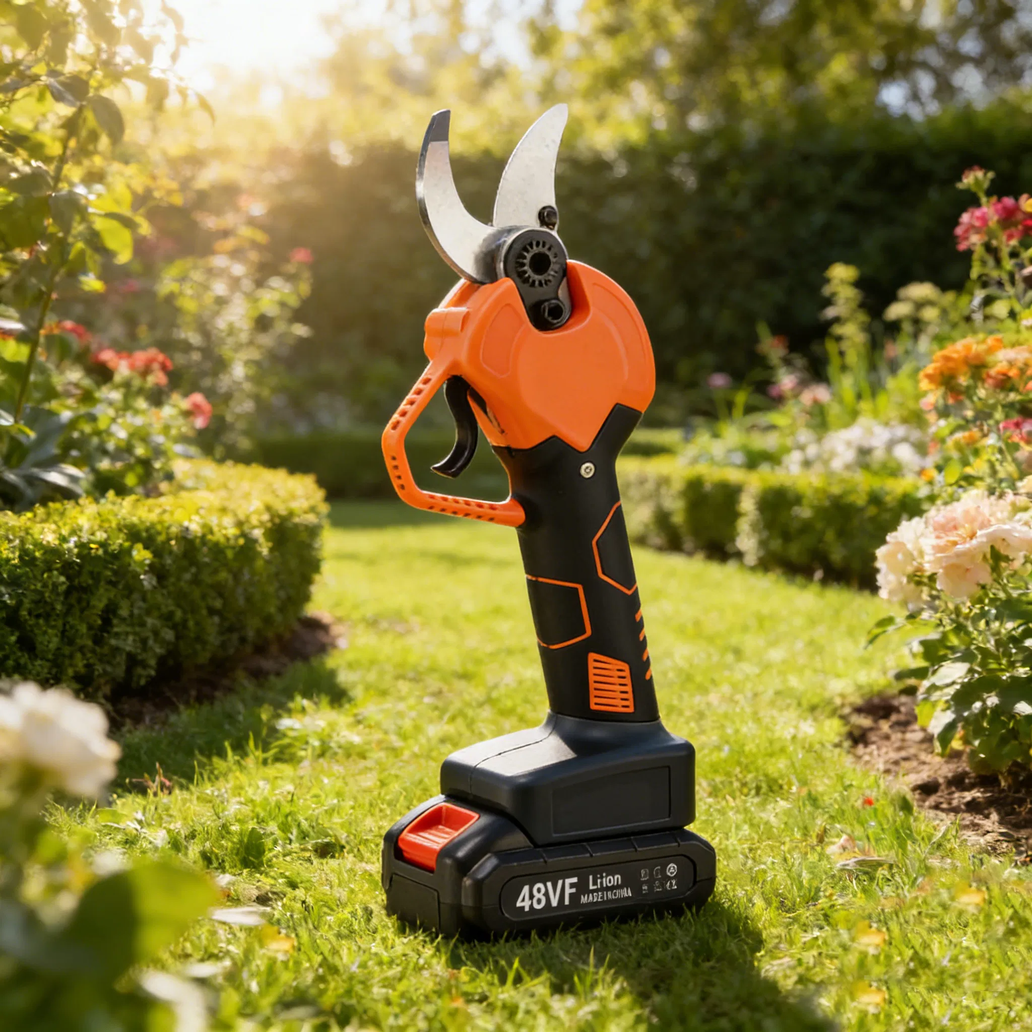 High-Power Electric Garden Scissors for Effortless Pruning and Cutting