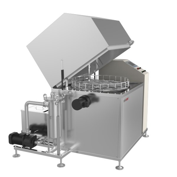 Rotor Shaft Rotary Spray Cleaning Machine