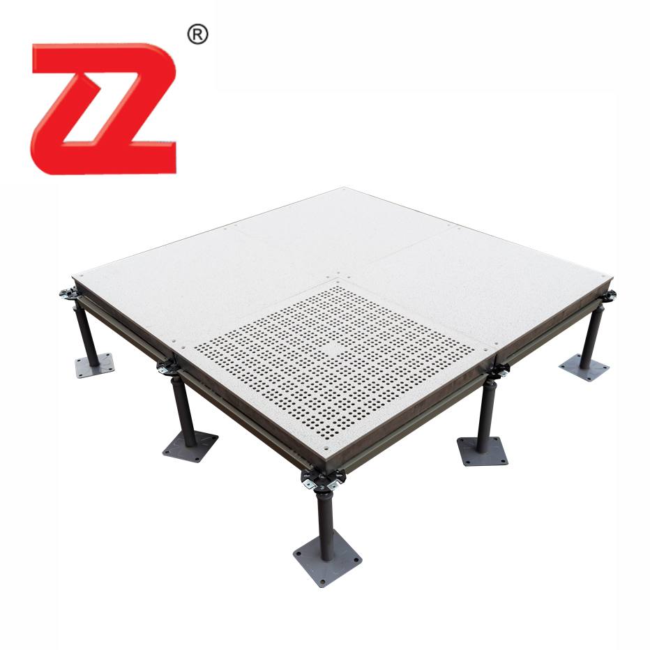 Excellent Rolling Load Performance Aluminum Perforated Access Floor for Microelectronics Industry