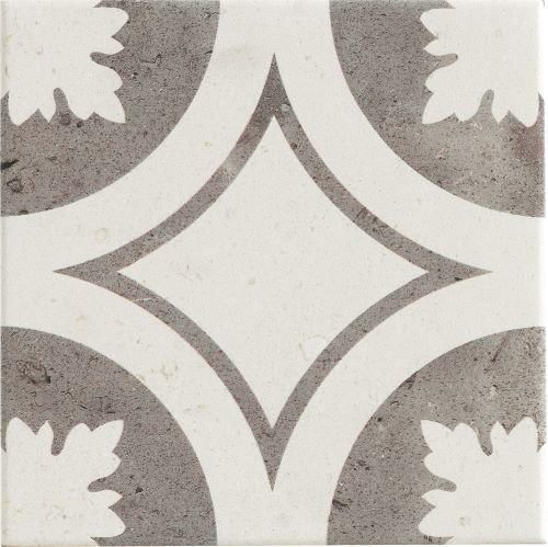 Black and White Indian Glazed Porcelain Tile20*20cm