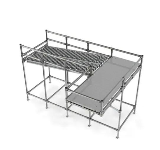 Industrial Furniture Flexible Pipe Rack System Lean Pipe with Joint Round Coated Tube