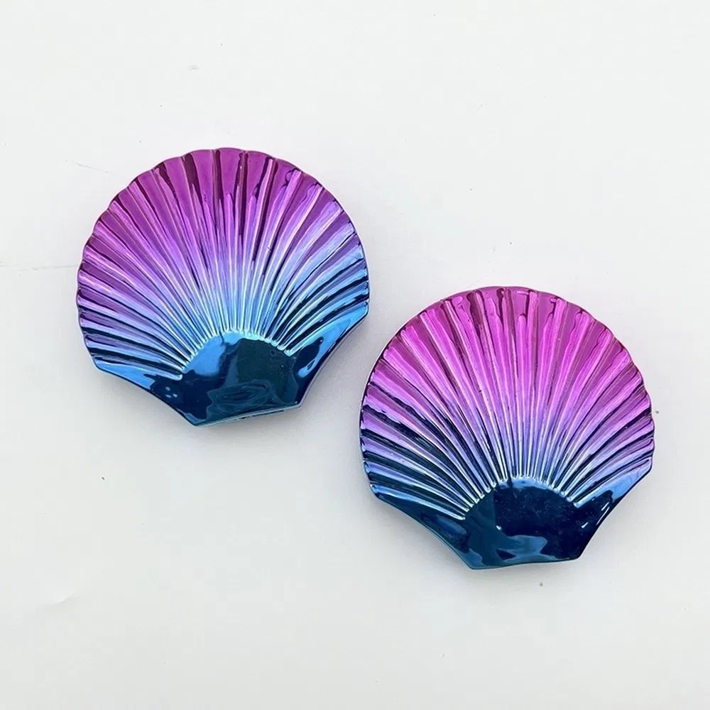 OEM ODM Custom Elegant Color Combination Strong Coating Portable Compact Brush Mirror