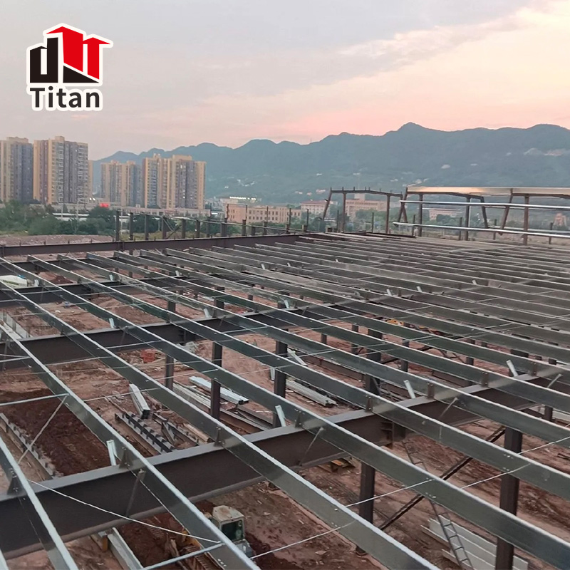 Two Story Staff Accommodation Dormitory Prefabricated Steel Structure Building