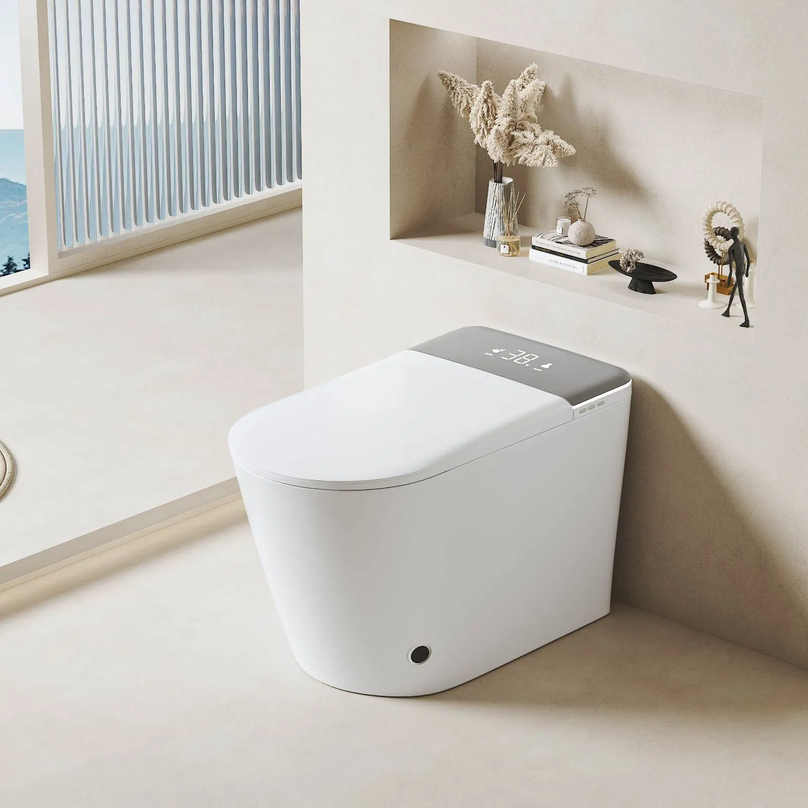 Wholesale Price Ceramic Self Cleaning Commodes Wc Bathroom Intelligent Smart Toilet