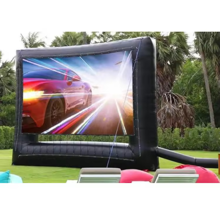 Customized Inflatable Movie Screen Outdoor Placement Inflatable Screen Large Inflatable Size