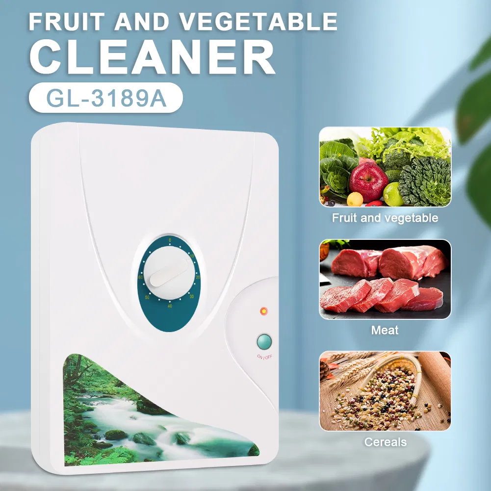 Small Multifunction Ozone Generator Water Vegetable and Fruit Purifier