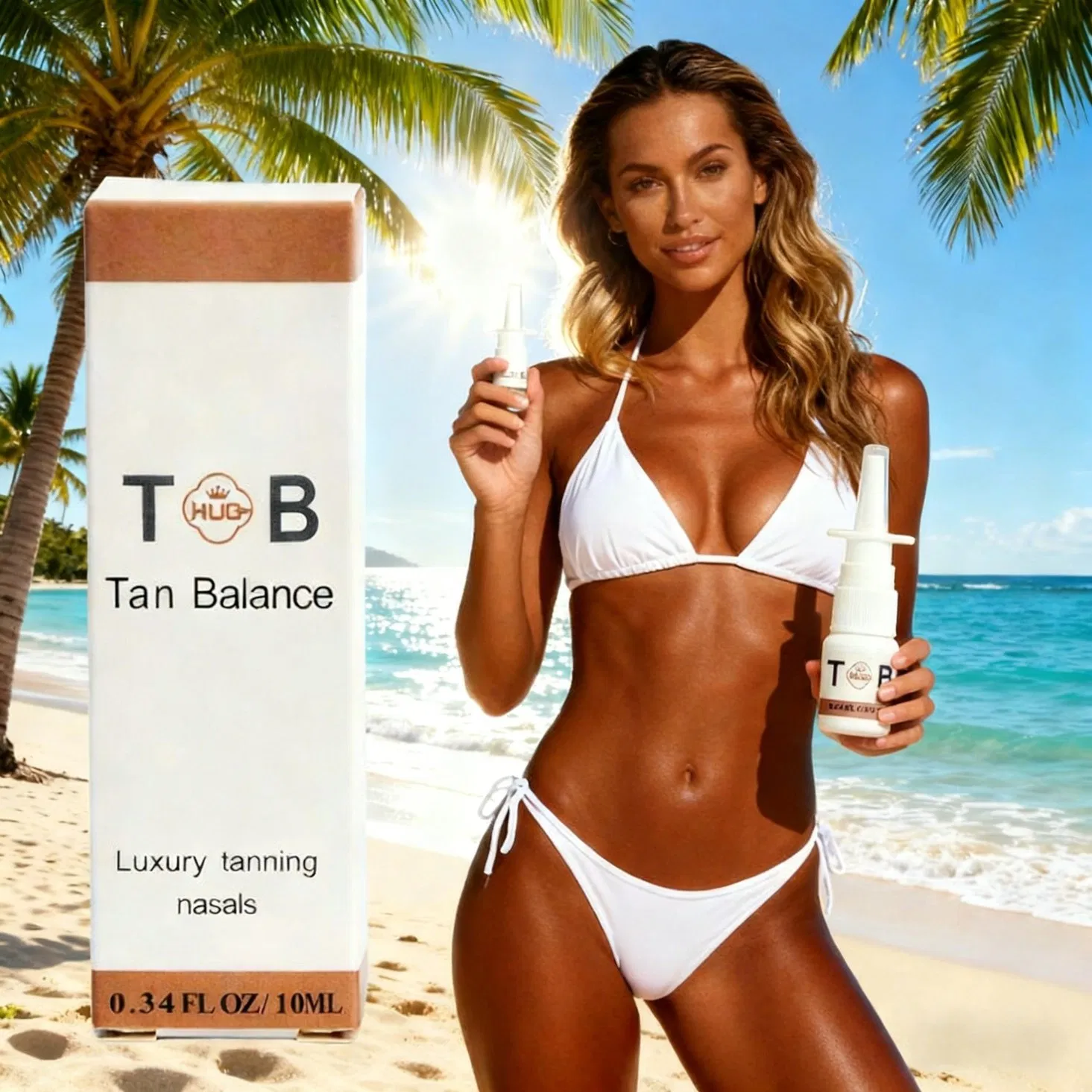 China Wholesale Sunless Tan Dark Self Tanning Nasal Spray and Tanning Drops