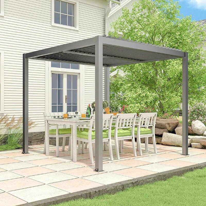 Durable Sunroom with Aluminium Aluminum Frame and Thermal Break Glass House for Patio and Café