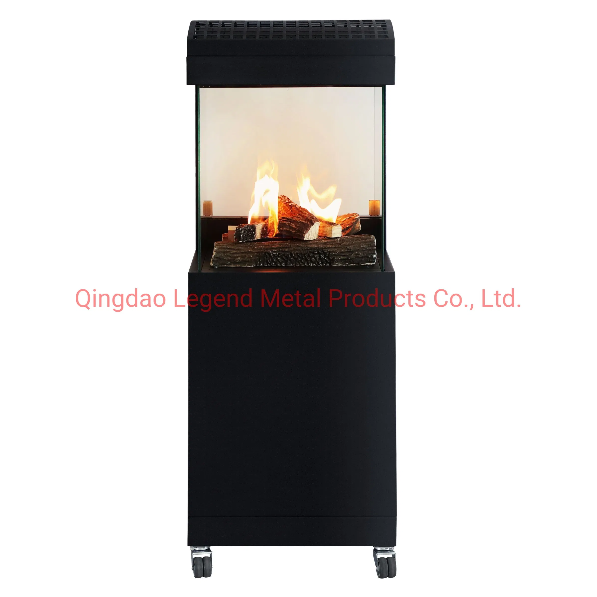 Outdoor Gas Heater with Ceramic Glass View Flame Using Propane Muztag 500b