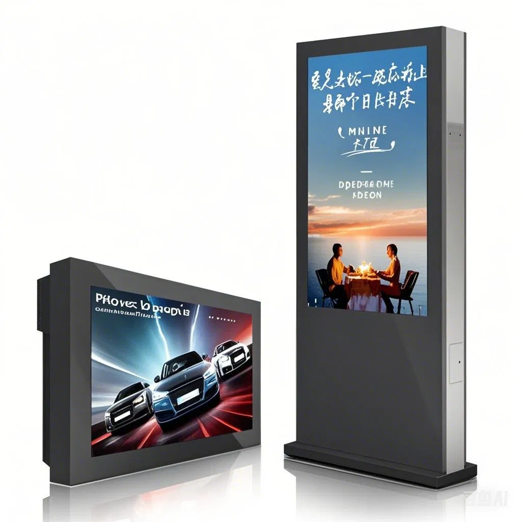 Low Price Vertical Advertising Digital Signage with LCD Monitor Screen for Sale