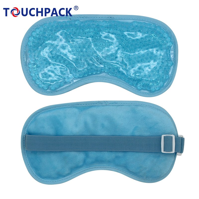 Nice Quality Popular Custom Adjustable Microwavable Reusable Soft Gel Beads Eye Mask