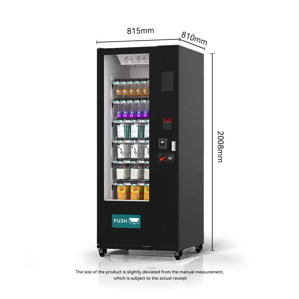 Shengma 36-Spring Spiral Vending Machine Supports Coin Bill and Credit Card Payment
