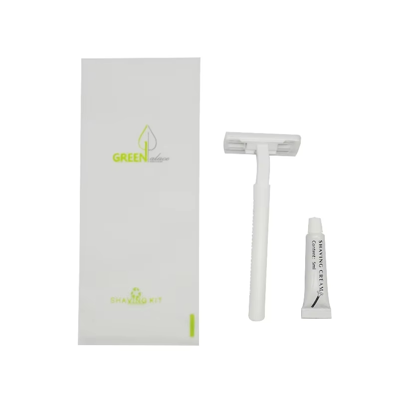 Custom Luxury Hotel Amenities Customized Disposable Shaving Kit