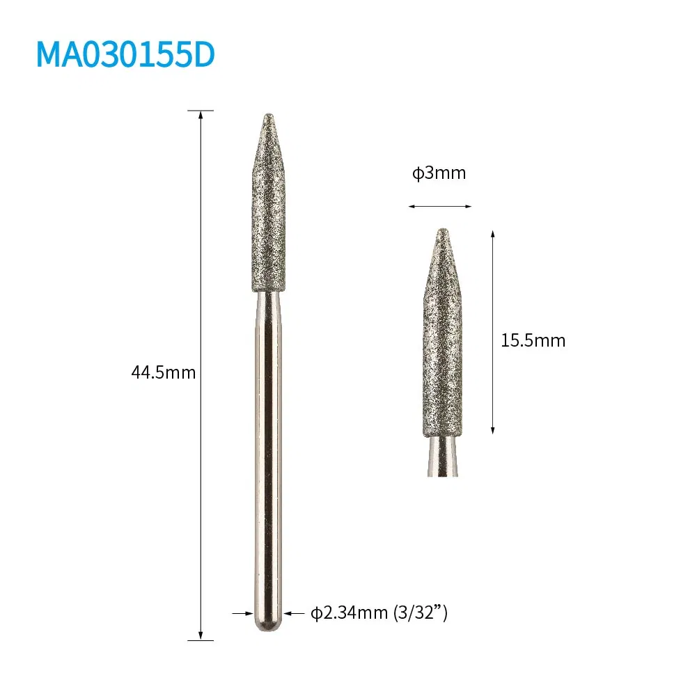 Rocket Sharp Point Nail Beauty Diamond Mounted Points Bit Bur