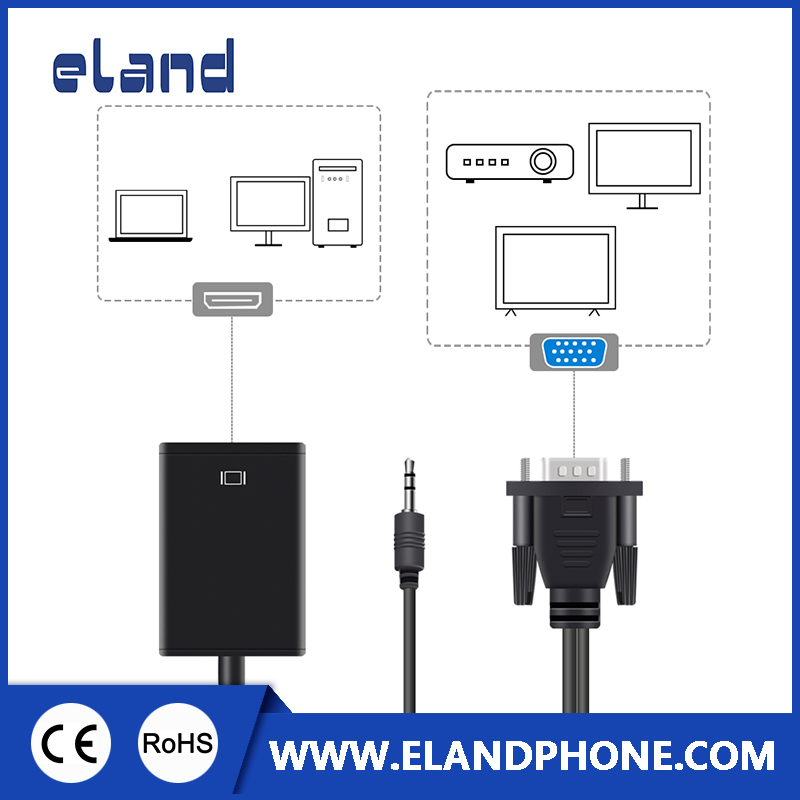 High Quality VGA to HDMI Output 1080P Converter
