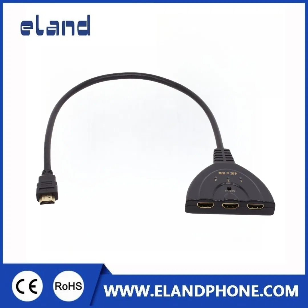 HDMI-коммутатор 3x1, 4K, без пульта